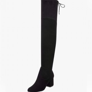 Marc Fisher Suede Black Over-the-Knee Boots (8.5)